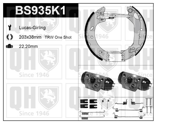 QUINTON HAZELL Jarrukenkäsarja BS935K1